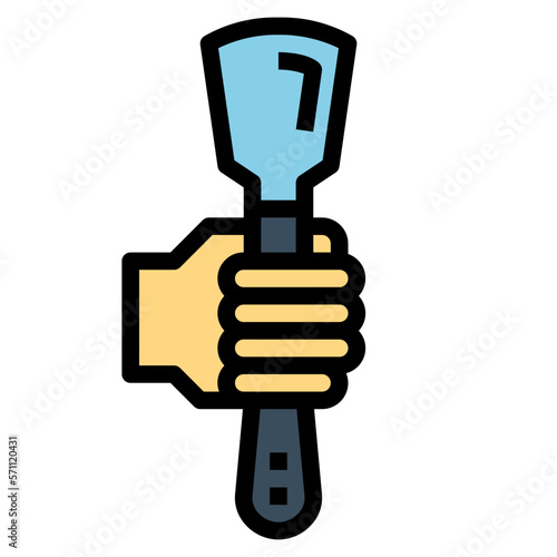 Turner filled outline icon style