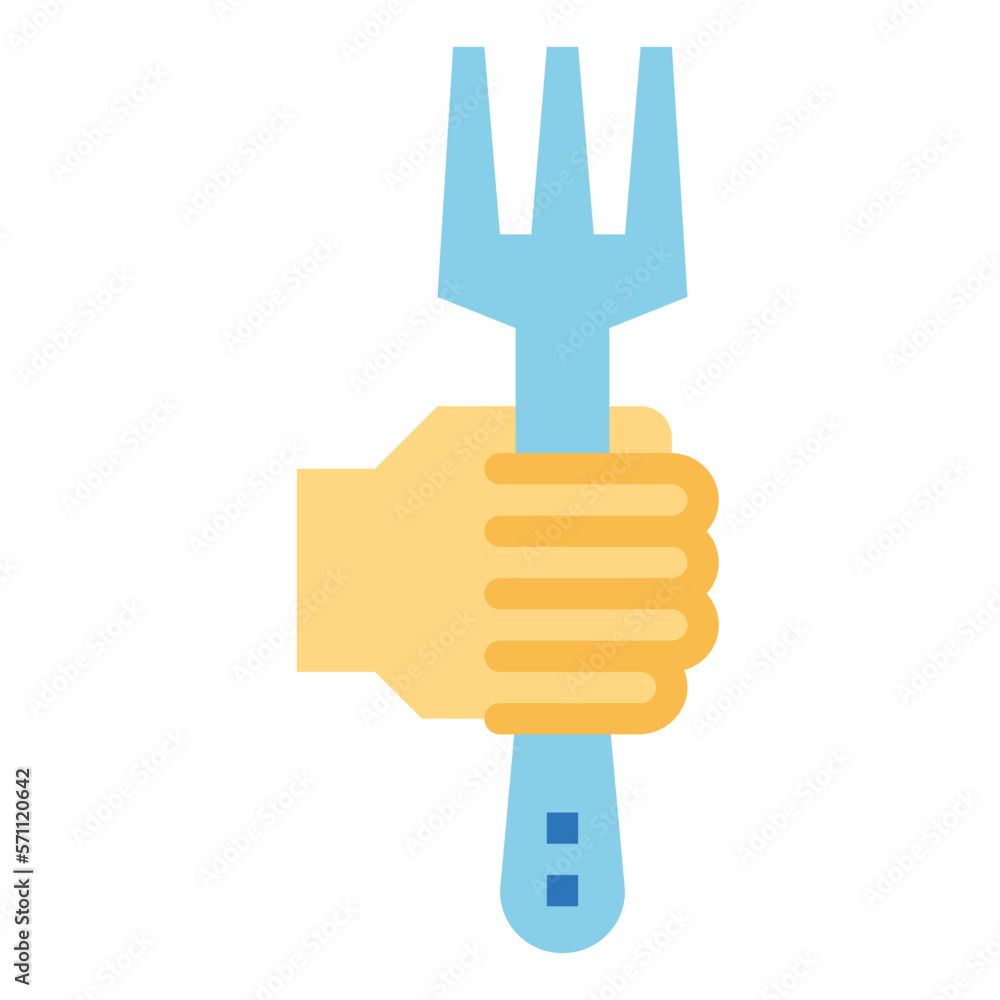 fork flat icon style fork flat icon style