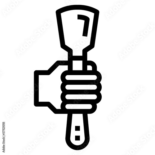 Turner line icon style