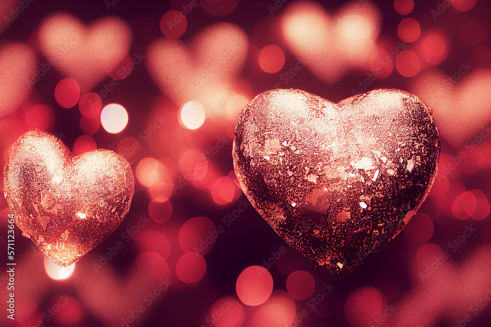 Valentine's day background wallpaper. Generative ai Valentine's day background wallpaper. Generative ai