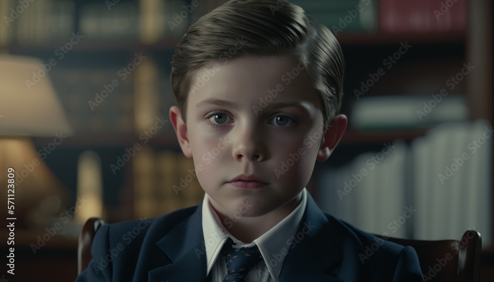 Empowering Children in the Workplace: Celebrating Diversity, Equity, and Inclusion (DEI) in the Industry with Caucasian boy as a Lawyer (white) (generative AI) Empowering Children in the Workplace: Celebrating Diversity, Equity, and Inclusion (DEI) in the Industry with Caucasian boy as a Lawyer (white) (generative AI)
