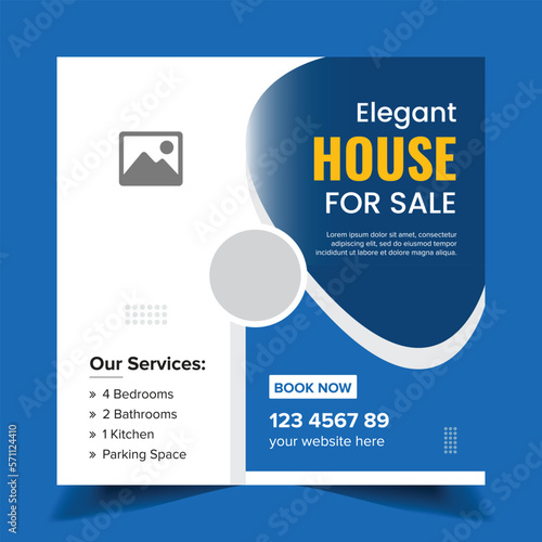 Real estate social media post design