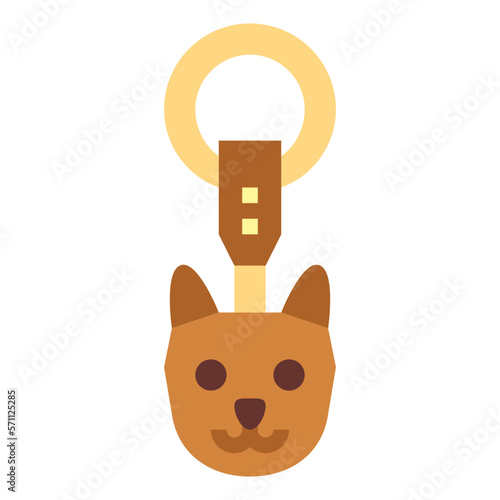 keychain flat icon style