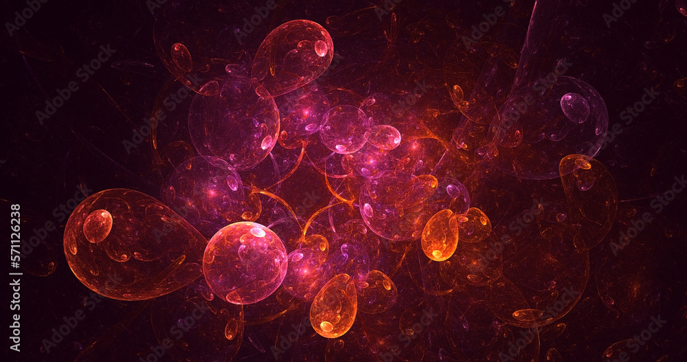 3D rendering abstract colorful fractal light background 3D rendering abstract colorful fractal light background