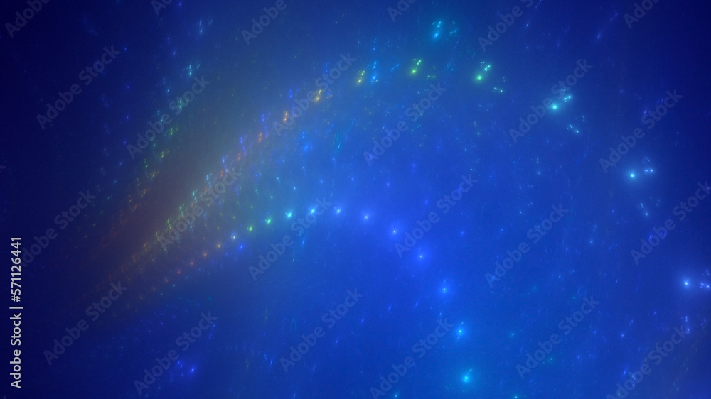 custom made wallpaper toronto digital3D rendering abstract multicolor technology fractal light background