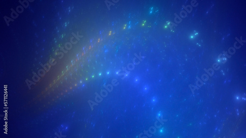 Wallpaper Mural 3D rendering abstract multicolor technology fractal light background Torontodigital.ca