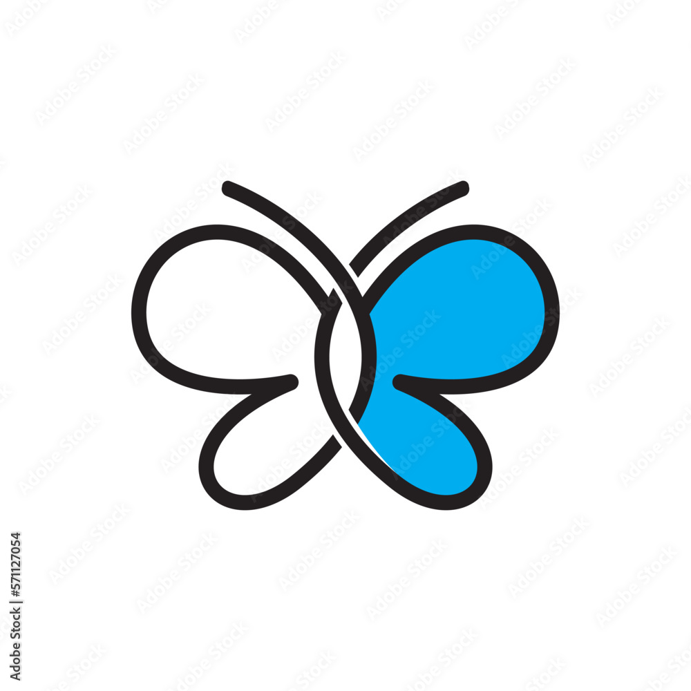 Beauty butterfly logo images