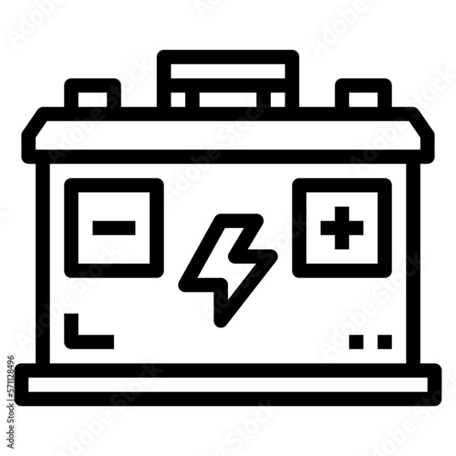 accumulator line icon style