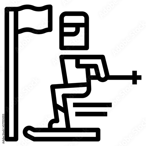 slalom icon style