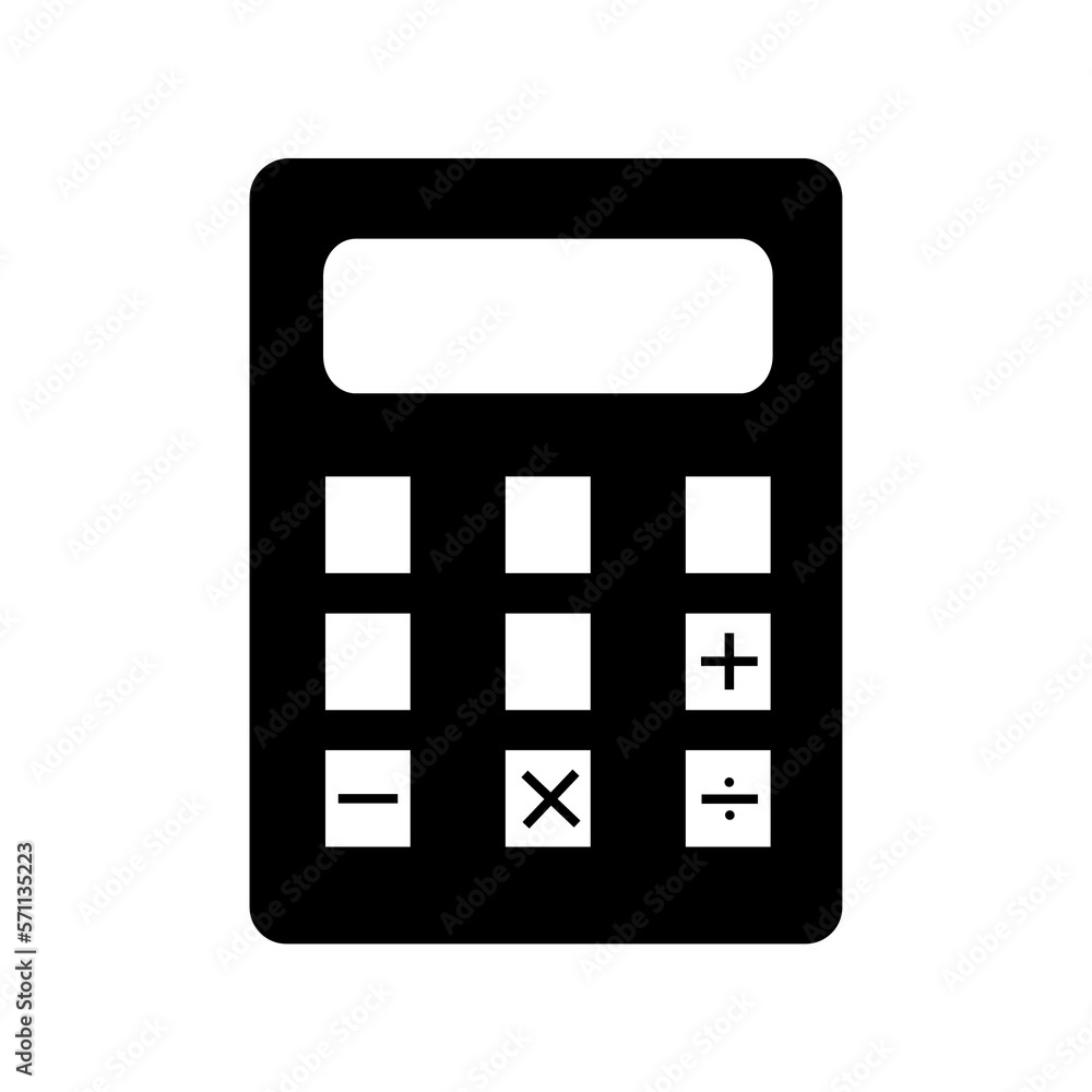 Calculator Icon. finance and business sign and symbol. Calculator Icon. finance and business sign and symbol.
