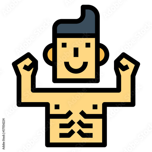 Good Health filled outline icon style