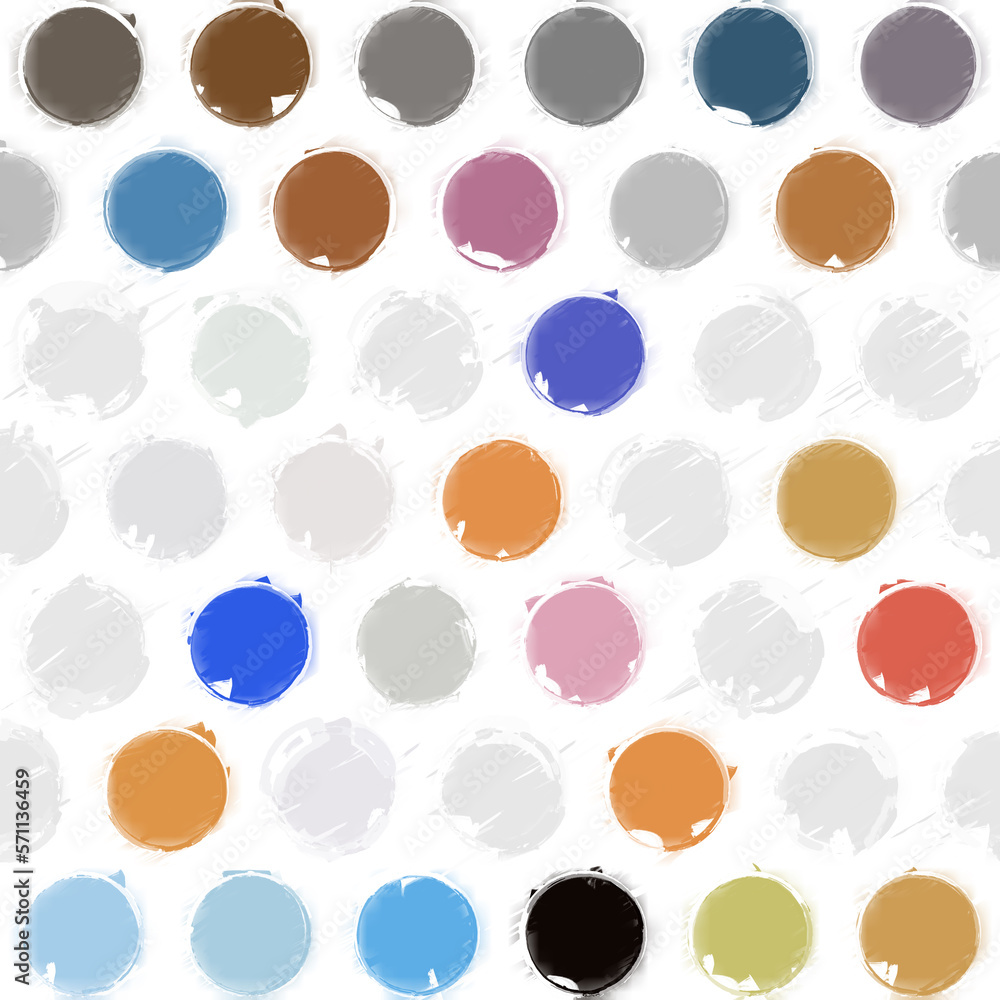 Colorful Circle pattern with a rough texture. Background texture wall and have copy space for text. Picture for creative wallpaper or design art work. Colorful Circle pattern with a rough texture. Background texture wall and have copy space for text. Picture for creative wallpaper or design art work.