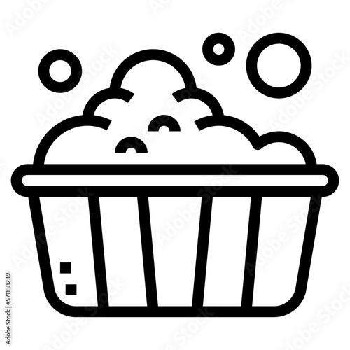 washbowl line icon style