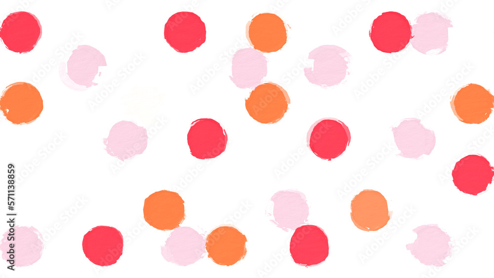 Colorful Circle pattern with a rough texture. Background texture wall and have copy space for text. Picture for creative wallpaper or design art work.