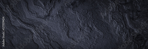 Abstract cooled lava background. Basalt rock texture. © Kavik
