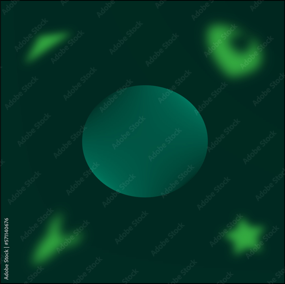 Planet in a radium background. Abstract art Planet in a radium background. Abstract art