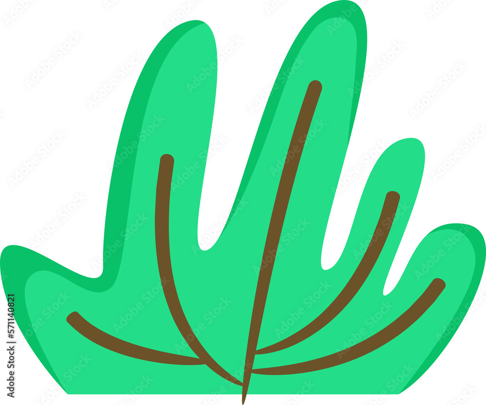 Obraz premium bush and plant illustration