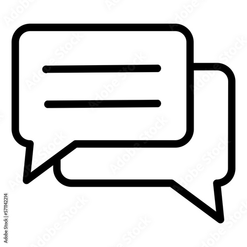 Message outline icon