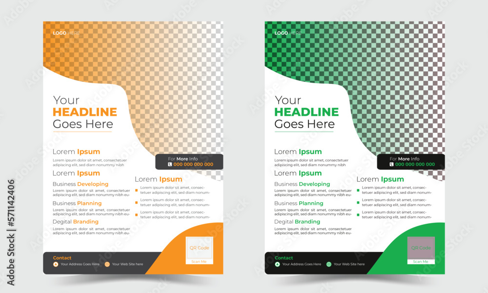 Corporate ,template ,flyer ,design, marketing, promotion, advertise, publication, business propose, poster ,pamphlet ,brochure  cover, vector illustration, template in A4 size, Orange, ,minimal,