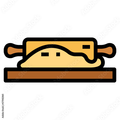 knead filled outline icon style