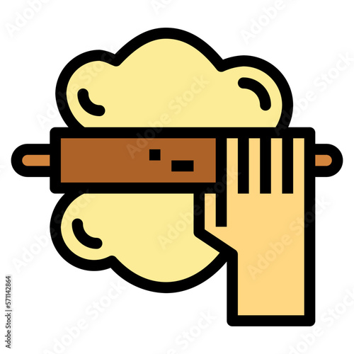 knead filled outline icon style