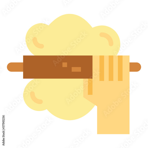 knead flat icon style
