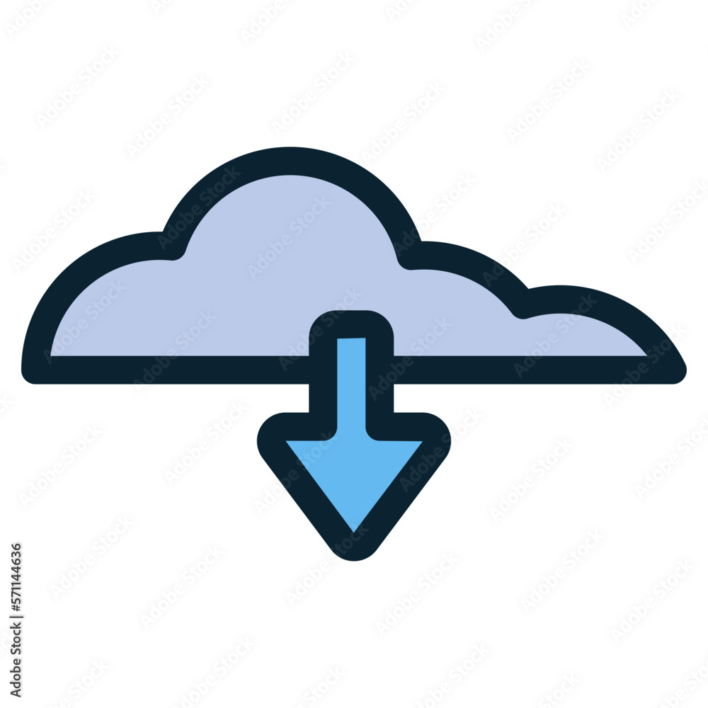 download from cloud storage server icon download from cloud storage server icon