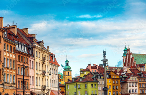 Old Market Square in Warsaw, Poland