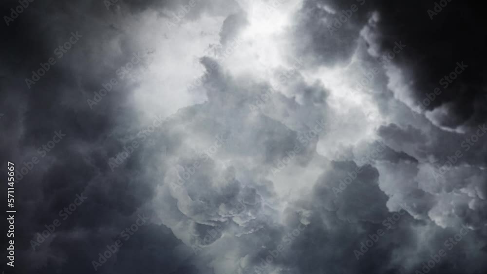 Fly towards the thick cloud storm in the sky 4k. Fly towards the thick cloud storm in the sky 4k.