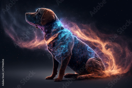 Spirit animal - Labrador, Generative AI © Alcuin