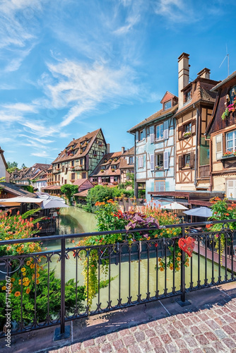 Architecture in the town of Colmar, France