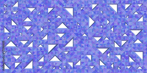 A wall of triangles is full of triangular holes throughout