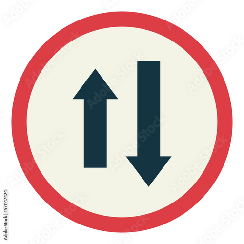 Free Download one way flat icon style - GFXLoad