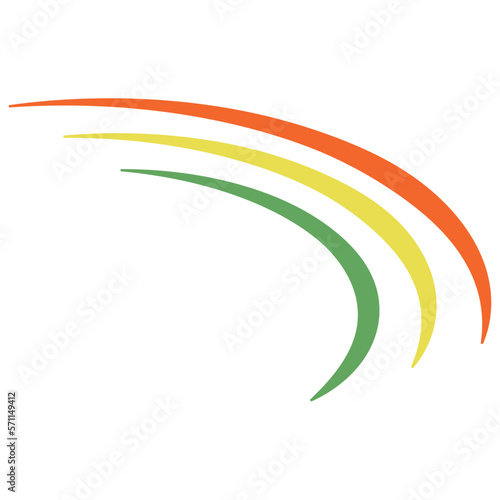 Logo wing swoosh, wave feat...