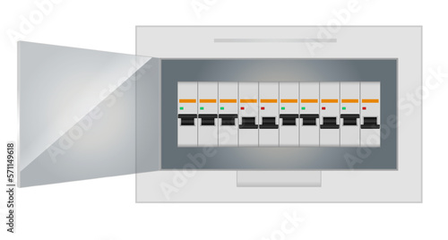fuse box electrical switch panel modular isolated