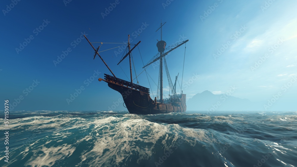 Obraz premium Spanish ship
