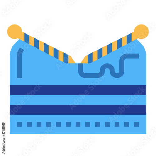 knitting flat icon style