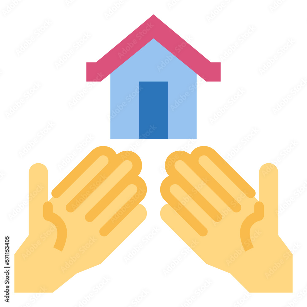 house flat icon style house flat icon style