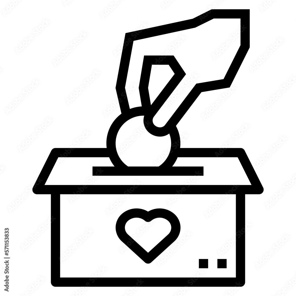 box line icon style box line icon style