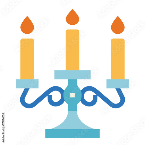 candlestick flat icon style