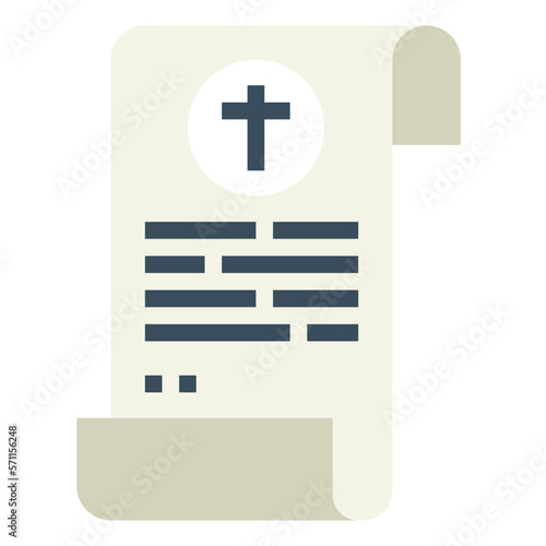 sermon flat icon style