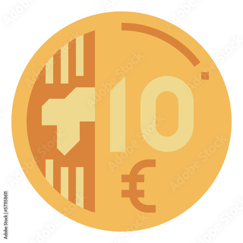 rupee flat icon style
