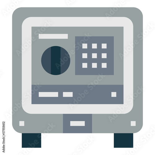 safe box flat icon style