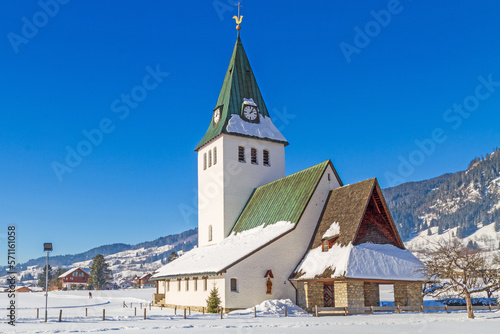 Bad Oberdorf - Allgäu - Kirche - Kapelle - Winter - Bad Hindelang