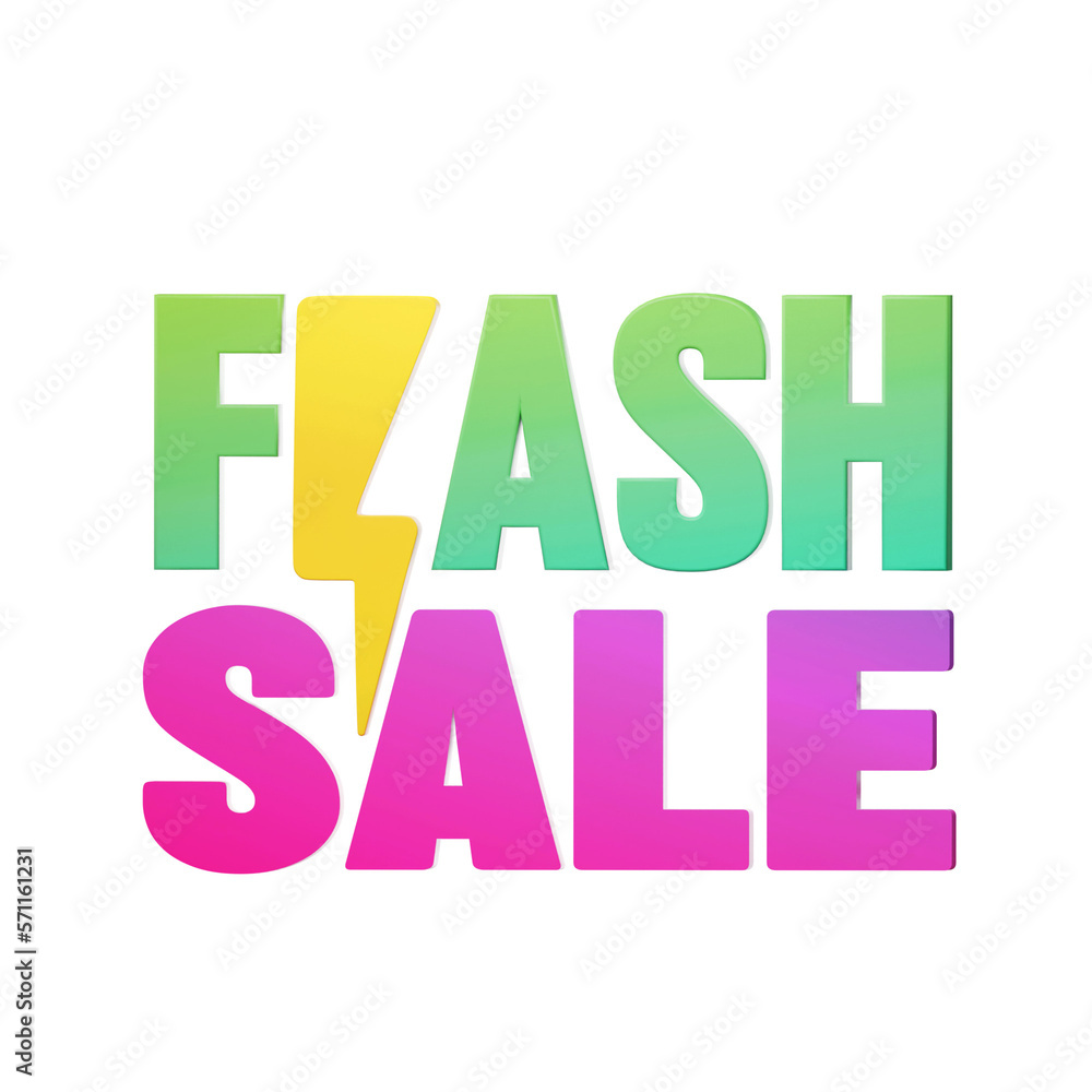 flash sale 3D Icon flash sale 3D Icon