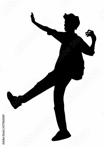 silhouette of a person