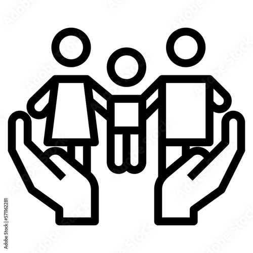 custody line icon style