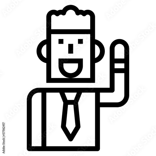 witness line icon style