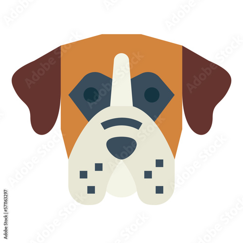 Boxer flat icon style