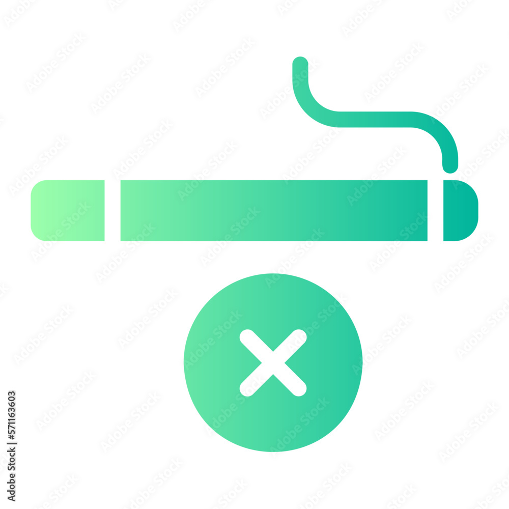 Fototapeta premium no smoke gradient icon